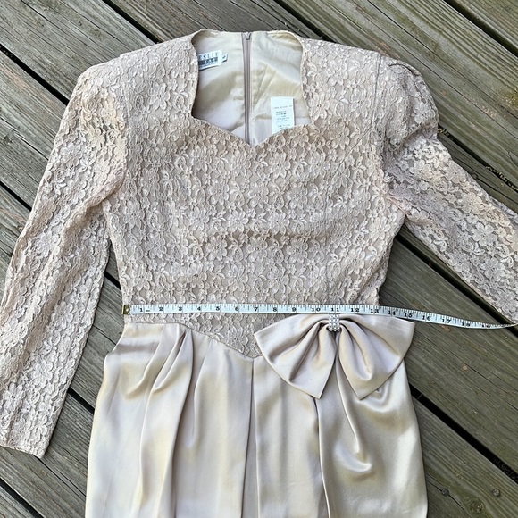 Leslie Fay vintage dressy dress 6P - Picture 9 of 12